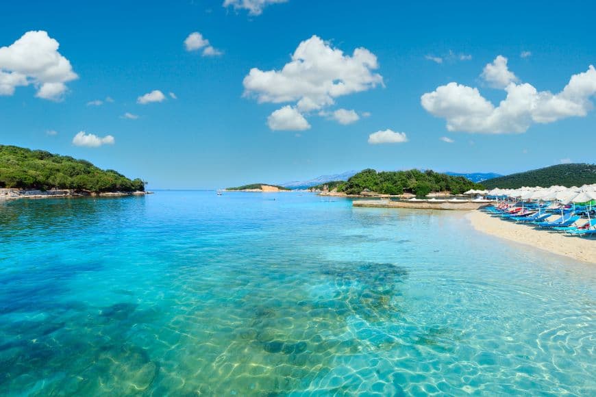 Albania Itinerary, Dhermi Beach in Albania