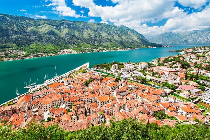 Montenegro Travel Guide, Historic Kotor Old Town overlooking the Bay of Kotor