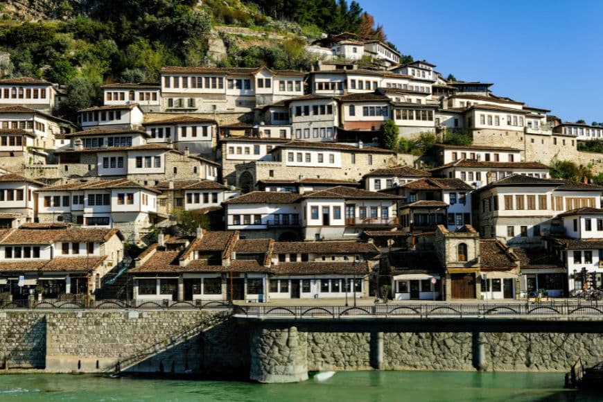 Albania Travel Tips, Historic Ottoman houses in UNESCO-listed Berat, Albania