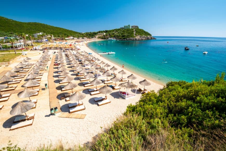 Albania Itinerary, Panoramic view of the Albanian Riviera