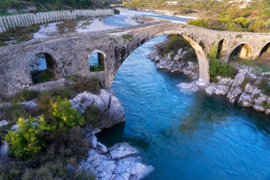 Albania Itinerary, The Old Ottoman Mesi Bridge in Shkodër
