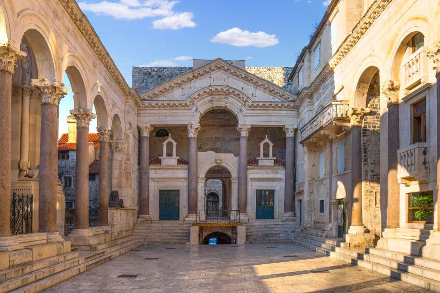 10 Day Croatia Itinerary, Diocletian’s Palace in Split Croatia