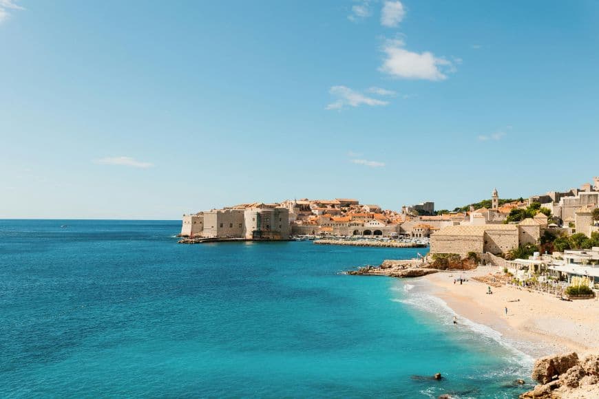 10 Day Croatia Itinerary, Dubrovnik coastline in southern Croatia