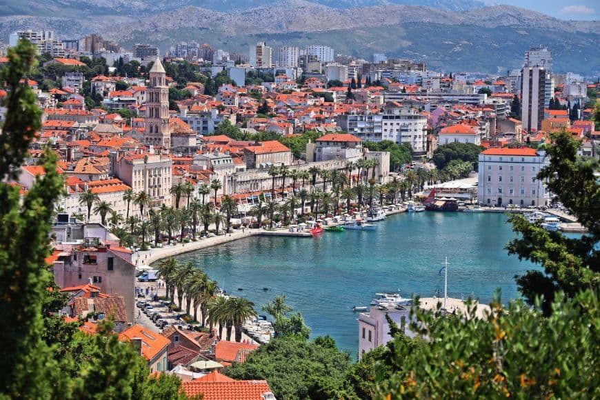 Croatia Travel Guide, Split waterfront and historic center, Croatia