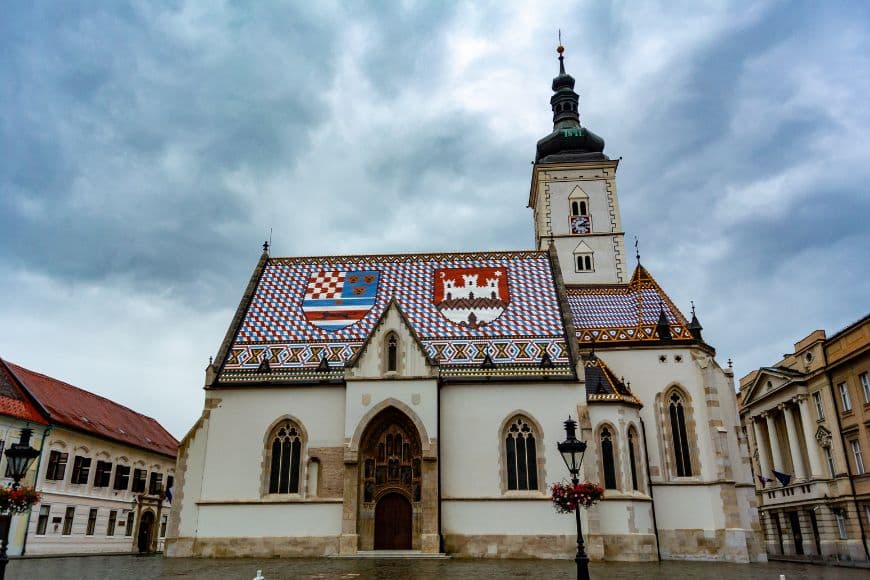 10 Day Croatia Itinerary, St. Mark’s Church in Croatia