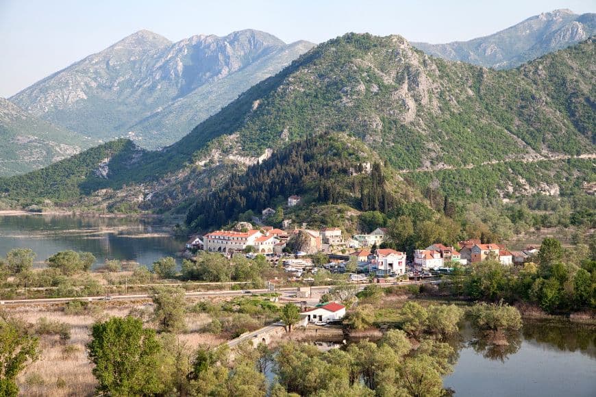 Montenegro Itinerary, Virpazar and mountain scenery surrounding Lake Skadar
